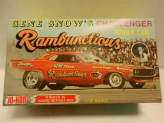 Vintage Jo - Han Gene Snow Challenger Rambunctious Funny Car