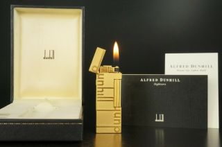 Dunhill Rollagas Lighter - Orings Vintage W/box 680