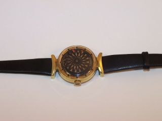 Vintage ERNEST BOREL KALEIDOSCOPE Cocktail Swiss Made 17J Synchron 26 Watch 6