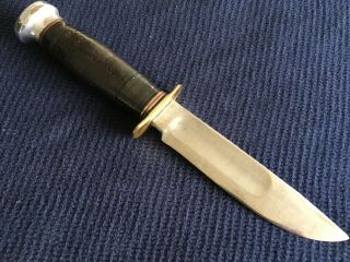 Vintage Marbles Gladstone Michigan Usa Fixed Blade Hunting Knife Vg Nr