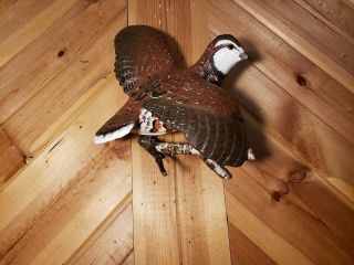 Bobwhite quail wood carving game bird carving duck decoy Casey Edwards 2