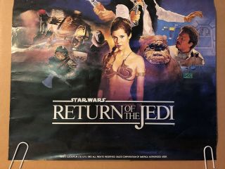 Star Wars Vintage Movie Poster Pin - up Return Of The Jedi Galaxy 1983 2