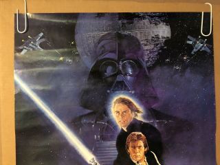 Star Wars Vintage Movie Poster Pin - up Return Of The Jedi Galaxy 1983 4