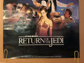 Star Wars Vintage Movie Poster Pin - up Return Of The Jedi Galaxy 1983 5