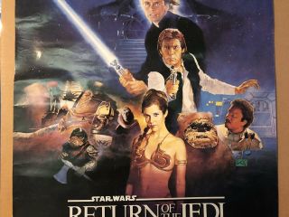 Star Wars Vintage Movie Poster Pin - up Return Of The Jedi Galaxy 1983 6