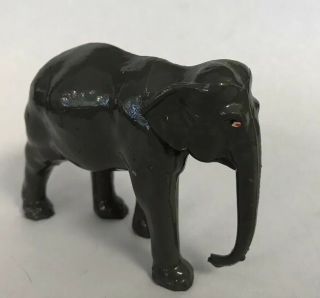 Vintage Britians Mammoth Circus Lead Figurine - Grey Elephant (walking) - Rare