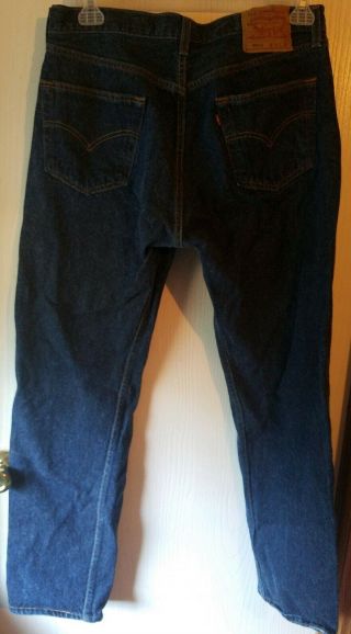 Vintage Men ' s Pre Owned 36x34 Button Fly Levi ' s 501 Made in USA Levi Strauss Co 4