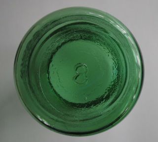 Vintage 1910 1923 BALL PERFECT MASON GREEN QUART Canning Jar w/ Lid Mold 8 5