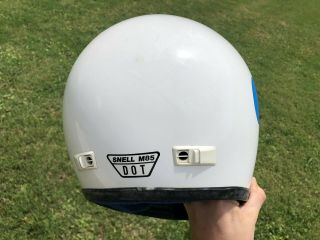 Vintage 1980s Snell M85 Shoei Helmet Motorcycle Darth Vader Motocross 7 6/8 USA 4