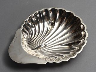 Classic Vintage Christofle French Silver Plated Scallop Shell Dish Hallmarked