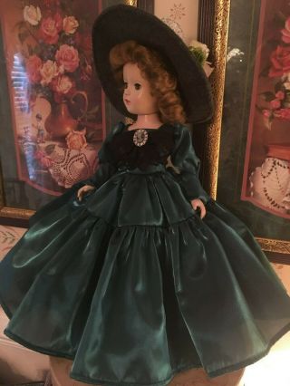 Vintage Madame Alexander Doll 18 " Margaret Face 1950s Glamour Girl