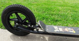 Vintage 80 ' s GT Zoot Scoot - scooter w/ Odyssey Gyro Brakes BMX Old School Black 6