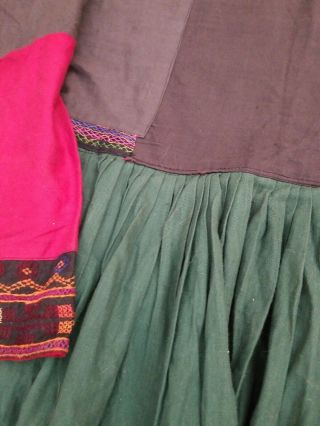 Vintage AFGHAN BANJARA TRIBAL ETHNIC HAND EMBROIDERY BELLY DANCE DRESS TOP TUNIC 7