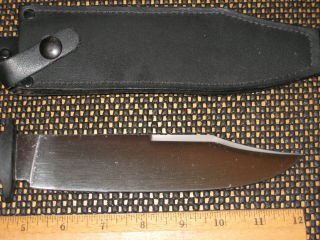 VINTAGE RARE JAPAN COLD STEEL AUS - 8 BUSH RANGER SURVIVAL KNIFE,  SHEATH 2