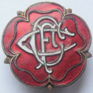 Vintage Chorley Football Club Enamel Badge