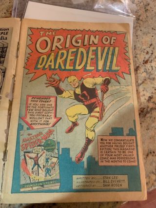 Daredevil 1,  Daredevil 2 4.  0 CBCS Rare Silver Age Key Issue 1964 9