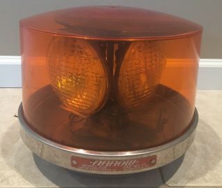 Amber Vintage Arrow Model 531 Emergency Vehicle Safety Device Beacon