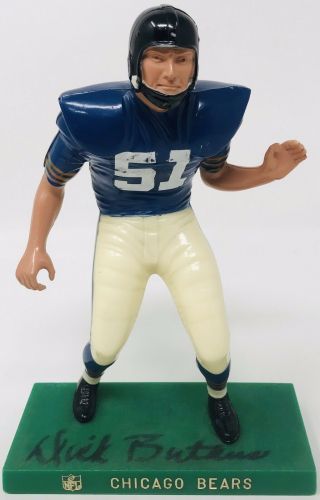 Vintage Hartland Chicago Bears Dick Butkus Figurine Statue - Rare