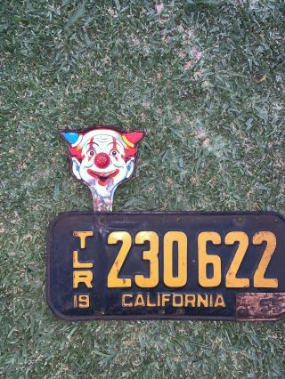 vintage license plate topper 2