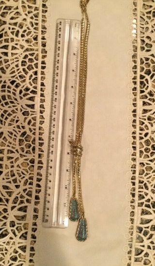 Vintage Whiting And Davis Gold Tone Snake Necklace And Earrings 7