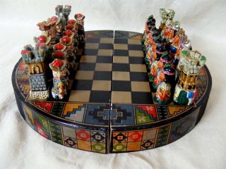 Rare Vintage Novelty Chess Set 1960s