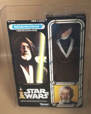 1978 Vintage Kenner Star Wars 12” Ben Kenobi Afa 70 (70/85/80) Misb