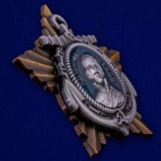 USSR AWARD ORDER BADGE pin - Order of Ushakov 2nd class - Soviet Russia - mockup 5