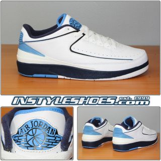 Nike Air Jordan 2 Low Sz 11.  5 Ds Unc Navy University Blue 2004 Vtg 309837 - 141