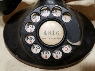 Vintage Western Electric D1 Oval Telephone w/ E1 Handset 2