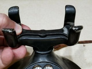 Vintage Western Electric D1 Oval Telephone w/ E1 Handset 4