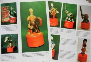 11p History Article,  Pics - VTG Mid - Century Kohner Bros.  Wood Push Up Toys, 3