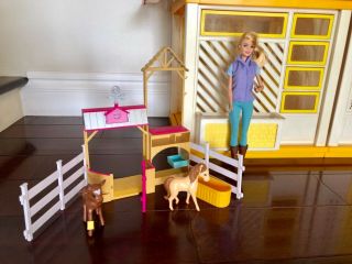 Vintage 1970’s A - Frame Barbie Dream House with accessories and dolls 6