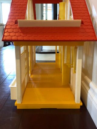 Vintage 1970’s A - Frame Barbie Dream House with accessories and dolls 7