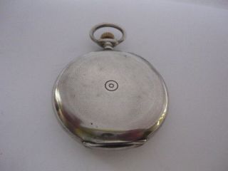 Vintage Longines SOLID SILVER 7 Grands Prix HUNTER Pocket Watch 1920s JW BENSON 3