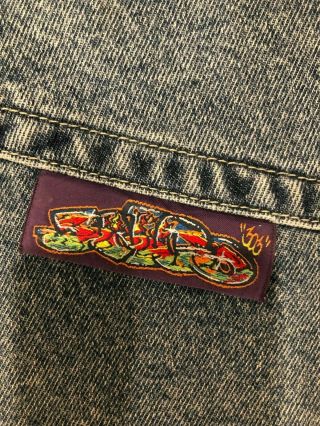 JNCO Mens Jeans 42 x 32 Graffiti Burner Logo w/ Tags,  Vintage 2