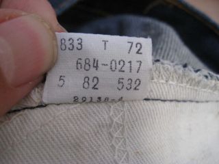 Vintage Levi ' s Levis 684 Bell Bottom Jeans Tag Size 34 X 29 8