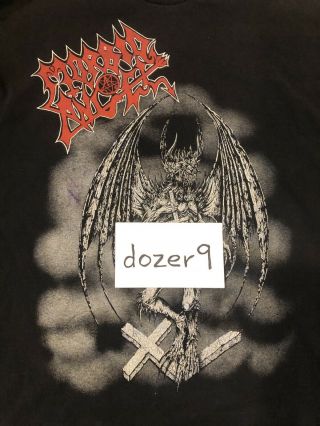 Morbid Angel Formulas Fatal To The Flesh Vintage 1999 Tour Long Sleeve Shirt Xl