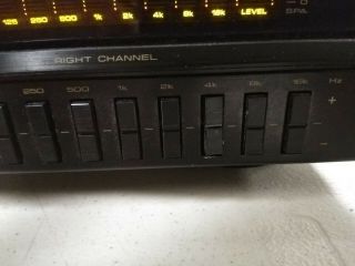 Vintage Pioneer GR - 777 Stereo Graphic Equalizer EQ Double Spectrum Analyzer 4