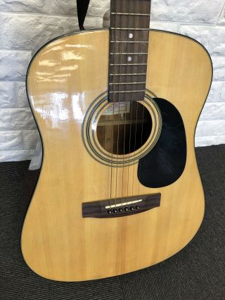 Vintage Harmony Acoustic Guitar Model 01001