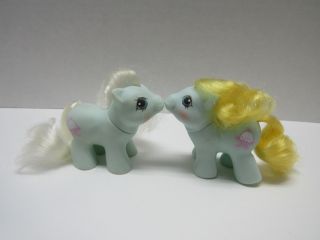 MY LITTLE PONY NEWBORN TWINS G1 VINTAGE JANGLES & TANGLES COMPLETE ACCESSORIES 2