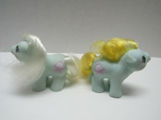 MY LITTLE PONY NEWBORN TWINS G1 VINTAGE JANGLES & TANGLES COMPLETE ACCESSORIES 3
