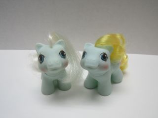 MY LITTLE PONY NEWBORN TWINS G1 VINTAGE JANGLES & TANGLES COMPLETE ACCESSORIES 4