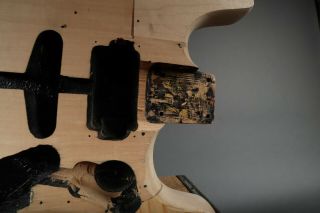 Vintage 1963 Fender Stratocaster Frankenstein Body uFix Luthier Special Strat 11