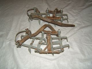 Ww2 Wwii Us U.  S.  Army 10th Mtn.  Mountain Div Division Ice Climbing Crampon Cleat