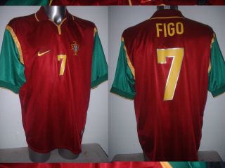 Portugal Luis Figo Madrid Nike Shirt Jersey Football Soccer Adult Xl Vintage