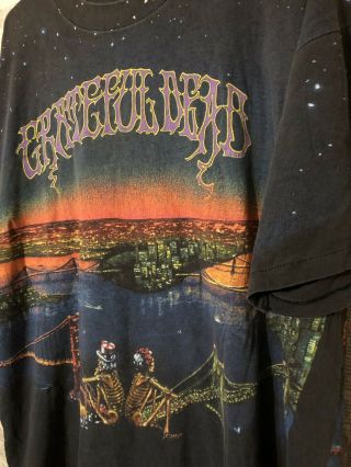 Vtg 90s Grateful Dead All Over Print T - shirt 2