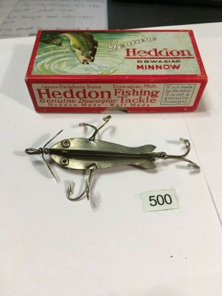 Heddon 500 Multiple Minnow Fishing Lure And Box