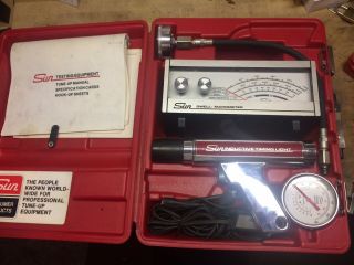 Vintage Sun Automotive Tune - Up Testing Equipment Kit Set