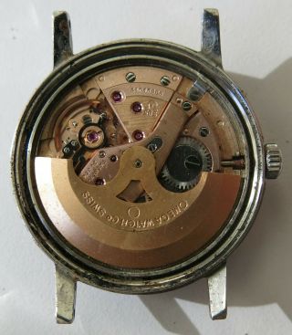 Vintage Omega 1972 Geneve Automatic Date Steel Men ' s Watch Ω565 Ref 166.  070 3