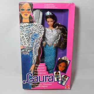1986 Barbie Princess Laura Jewel Secrets 3179